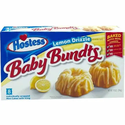 Hostess Baby Bundts Lemon Drizzle